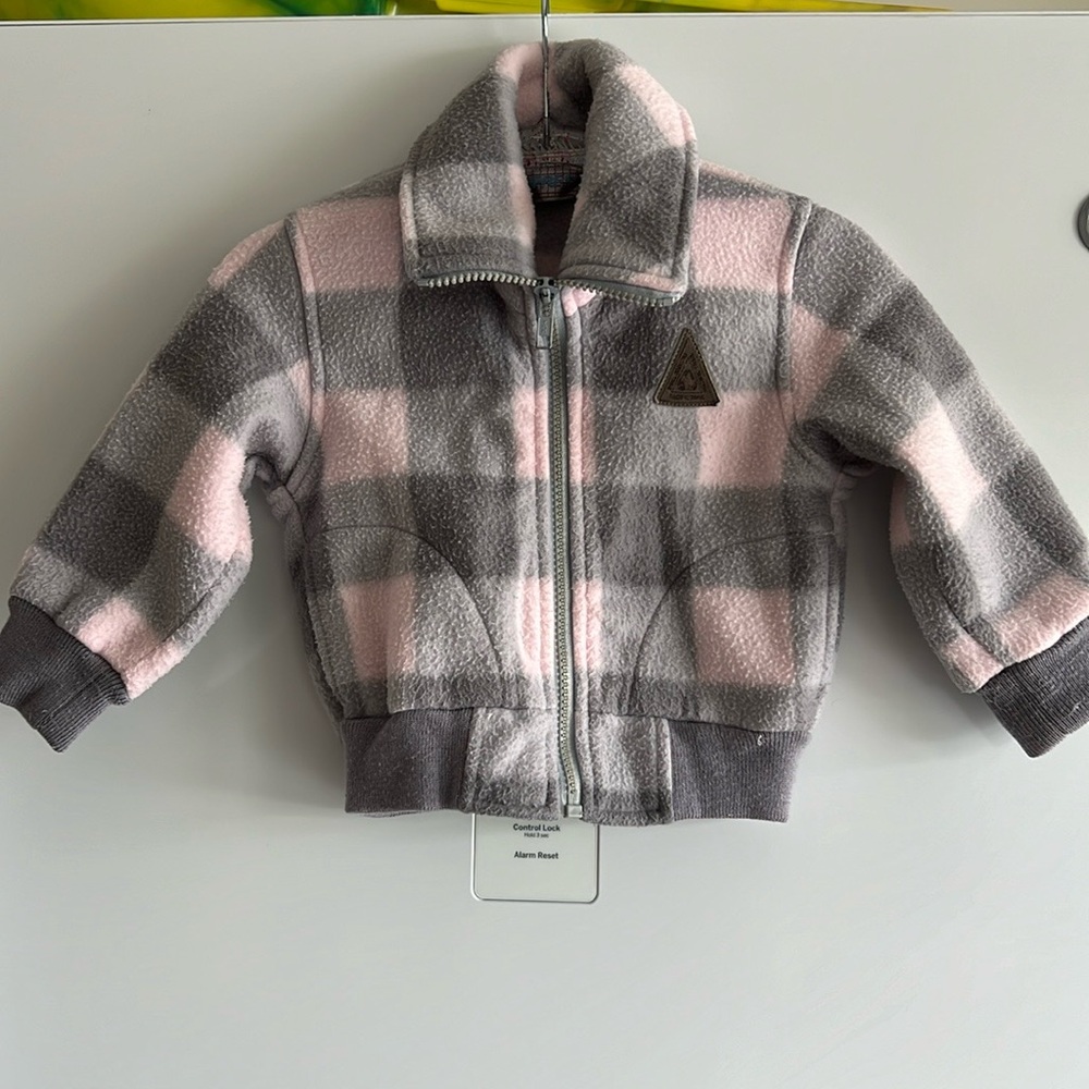 Vintage Pacific Trail Express Plaid Fleece Jacket 2T